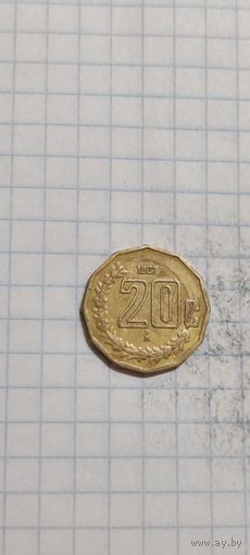 Мексика 20 цент 1997