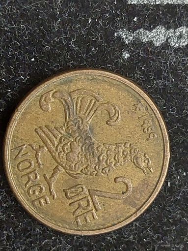 2 эре норвегия 1959