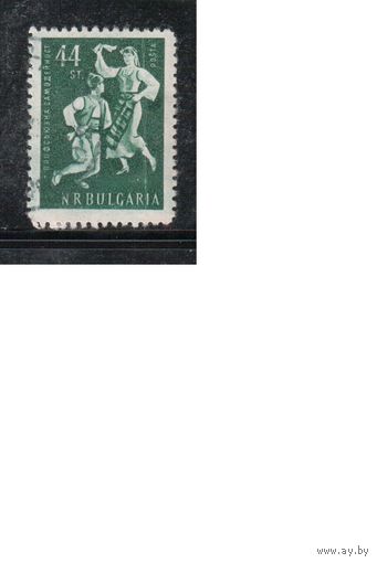 Болгария-1953, (Мих.899), гаш.  , Танцы