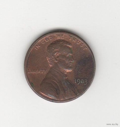 1 цент США 1983 б/б Лот 8712