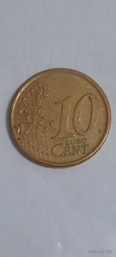 Италия 10 евроцентов 2007