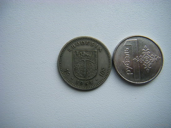 Родезия 1 шиллинг 1964г.