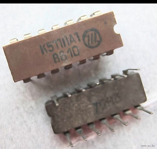 К511ЛА1. Логическая микросхема. 4 логических элемента "2И-НЕ"