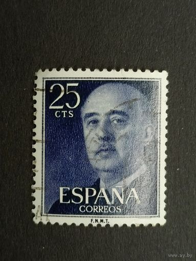 Испания 1955. Стандартный выпуск. Генерал Франко.