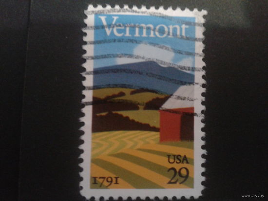 США 1991 штат Вермонт, 200 лет