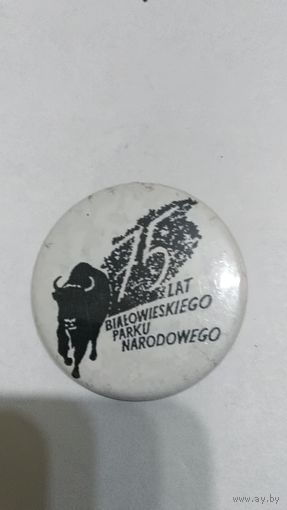 Нагрудный знак  75лет Беловежскому парку народову Польша