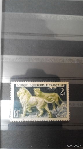 Марка фауна львы