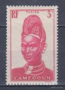 [632] Французские колонии. Камерун 1939. Культура и быт.Женская прическа.3с. МН