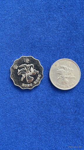 Гонконг 1 и 2 доллара, 1998 - 2012