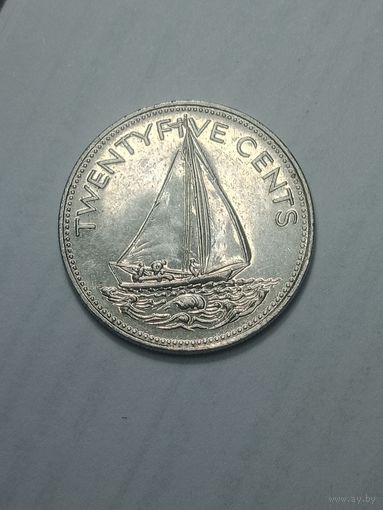 Багамские острова 25 центов  2000 года .