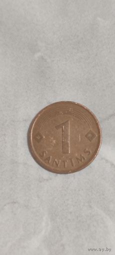 Латвия 1 сантим 1997