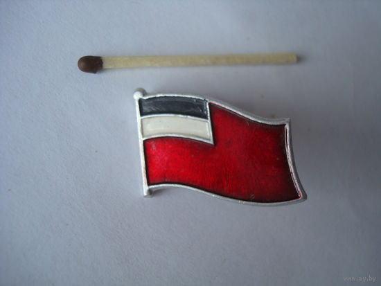 Значок, знамя оппозиции Грузии, лёгкий.