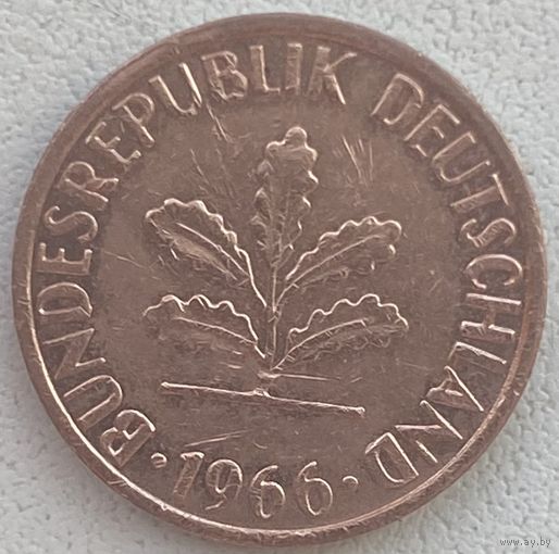 Германия 1 пфенниг 1966 г. J