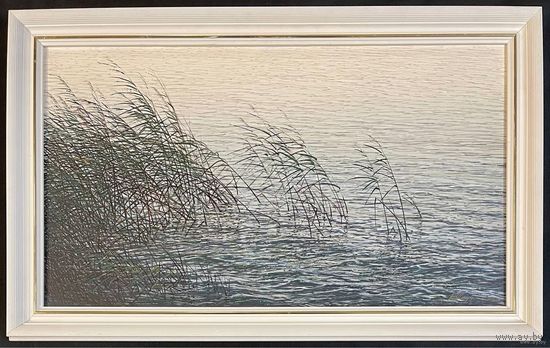 Шкарубо В.Ф "Холодный день", 2005 г. Холст, масло. Размер 40х70 см.