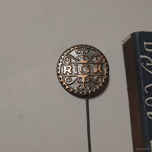 Значок Рига. Латвия. (тяжёлый)