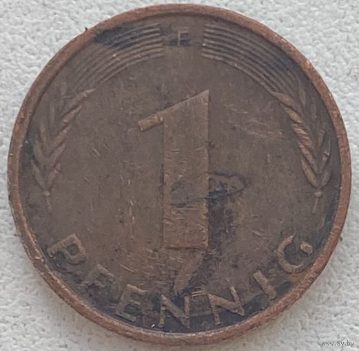 Германия 1 пфенниг 1976 г. F