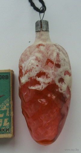 Ёлочная игрушка. Шишка. Я-18.