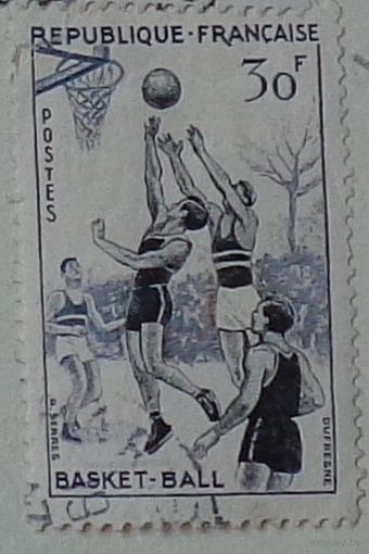 Спорт. Баскетбол. Франция. Дата выпуска:1956-07-09