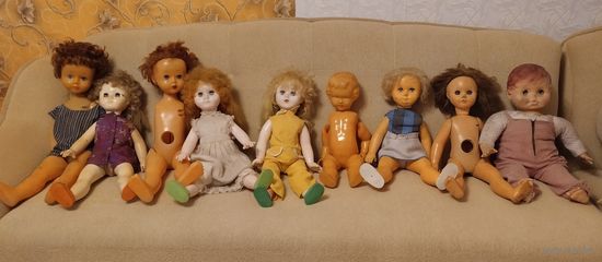 Большой лот кукол СССР.