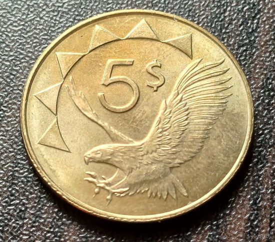 Намибия 5 долларов, 2015    ( 1-10-3 )