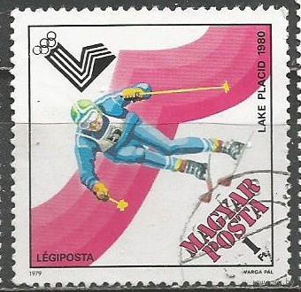 Венгрия. Авиа. Олимпиада Лейк Плесид'79. 1979г. Mi#3392.