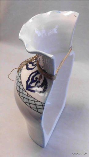 Настенное украшение Ваза Кашпо 31,5 х 21,0 см Керамика Турция Кютахья