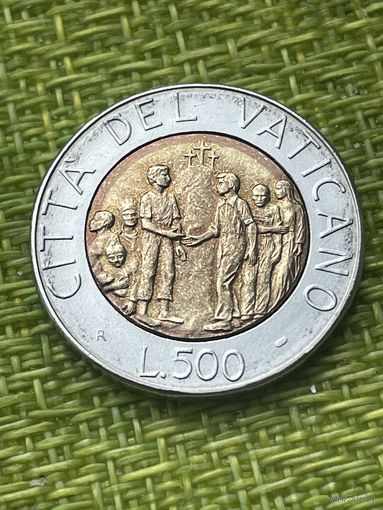 Ватикан 500 лир 1994 г