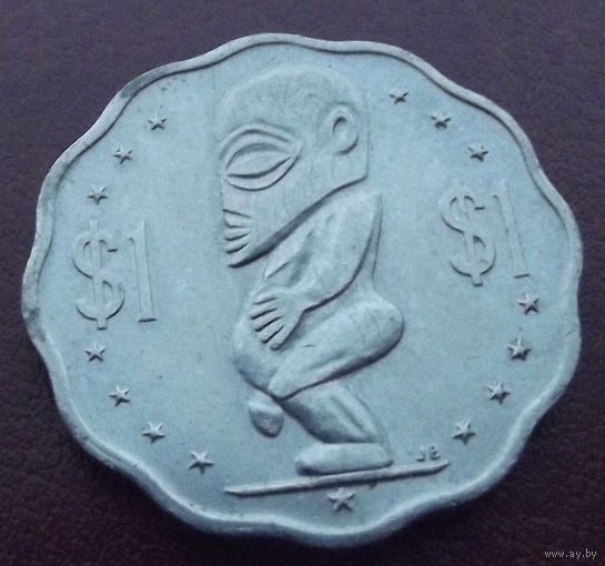 Острова Кука. 1 доллар 1988