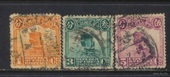 Китай Респ 1913 Пекинский вып Джонка Стандарт #148II,152II,154II