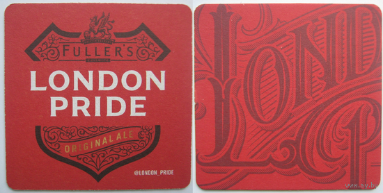 Подставка под пиво Fullers London Pride.