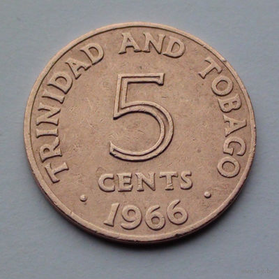 Тринидад и Тобаго 5 центов, 1966