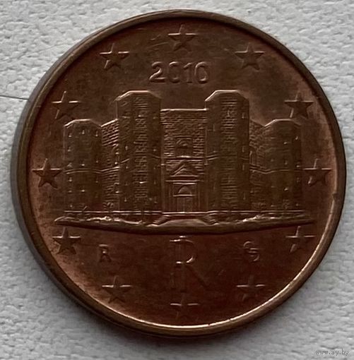 Италия 1 евроцент 2010 г.