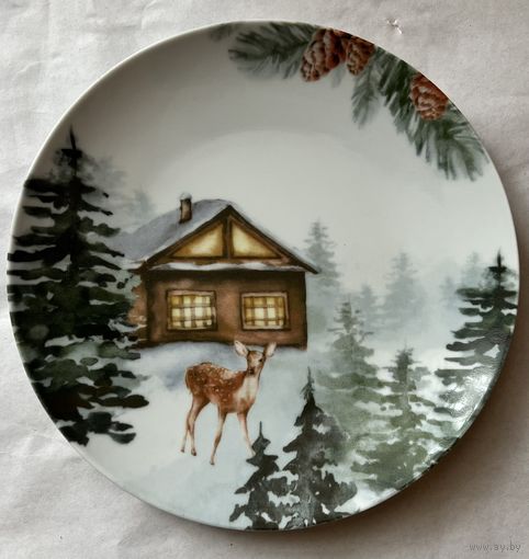 Тарелка декоративная 240 мм. "Лесная сказка" ДФЗ