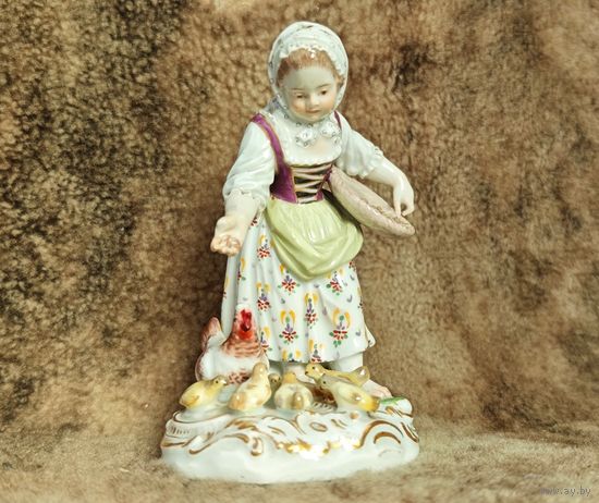 Meissen статуэтка девочка