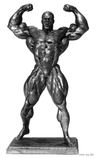 Статуэтка Культурист Оловянный сплав