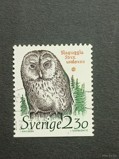 Швеция 1989. Животные в местах обитания, находящихся под угрозой исчезновения