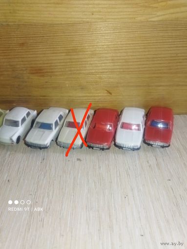 Винтаж.Модели Вартбург,Трабант.ГДР.1:87