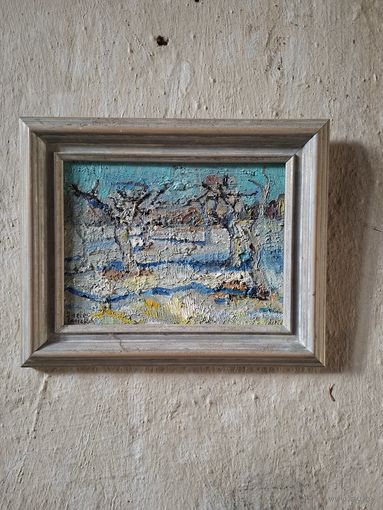 Авторская работа с натуры этюд масло