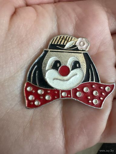 Клоун детский значок ссср
