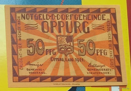 Нотгельд Германия 50 пфеннигов