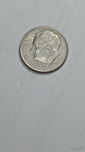 США 10 центов 2006 года . D