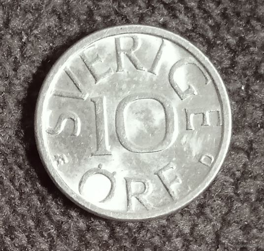 Швеция. 10 эре 1989 г.