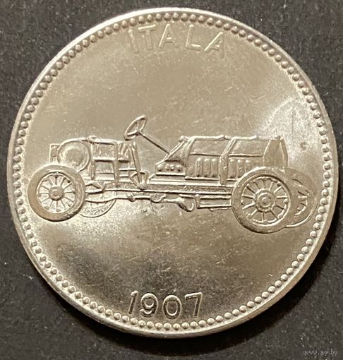 Жетон Германия, Токен, Shell, Италия, Автомобиль, Медно-никелевый сплав