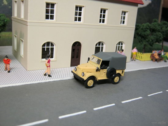 Модель автомобиля ГАЗ 69 (herpa). Масштаб НО 1:87.