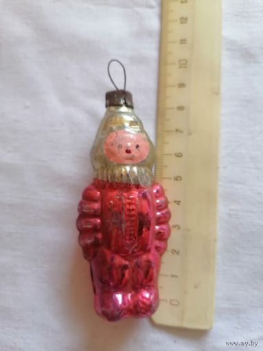 Ёлочная игрушка КОСМОНАВТ СССР 0044