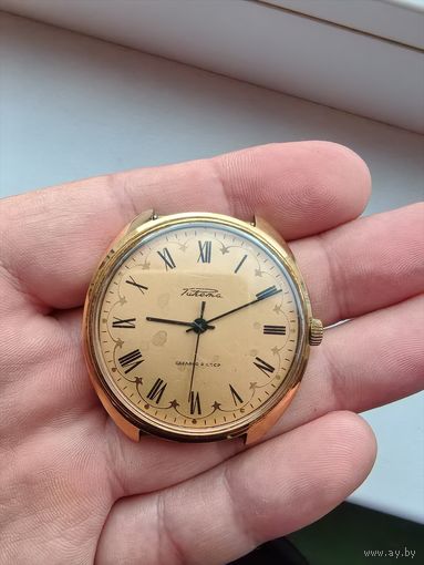 Часы ссср пакета наручные, позолота ау, распродажа коллекции