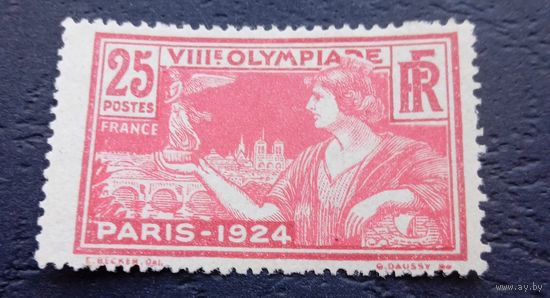 Олимпиада 1924 Франция без клея
