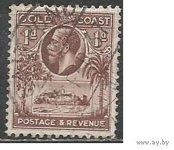 Золотой Берег. Король Георг V. Крепость Кристиансберг. 1928г. Mi#89.