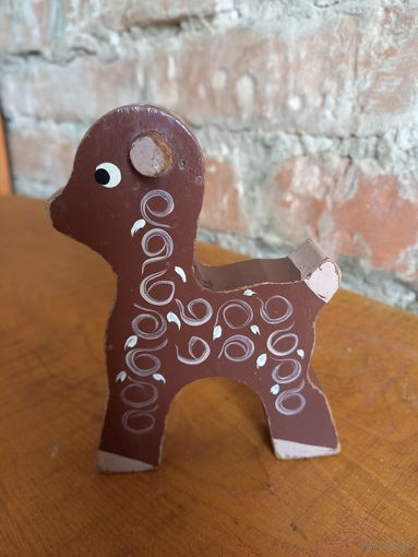 Детская деревянная игрушка 50-е года, СССР.