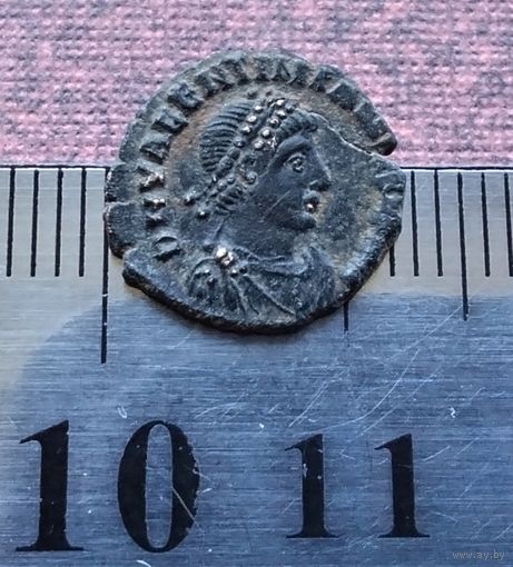 Римская империя, фоллис. Валентиниан II AE13, Антиохия. 375–392 годы нашей эры. (85)